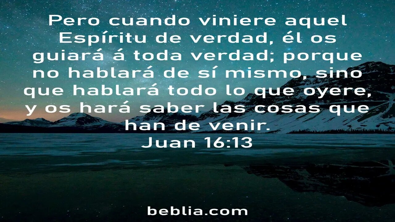 Juan 16:13 - Santa Biblia #biblia #Jesús #Dios #Iglesia [SD]