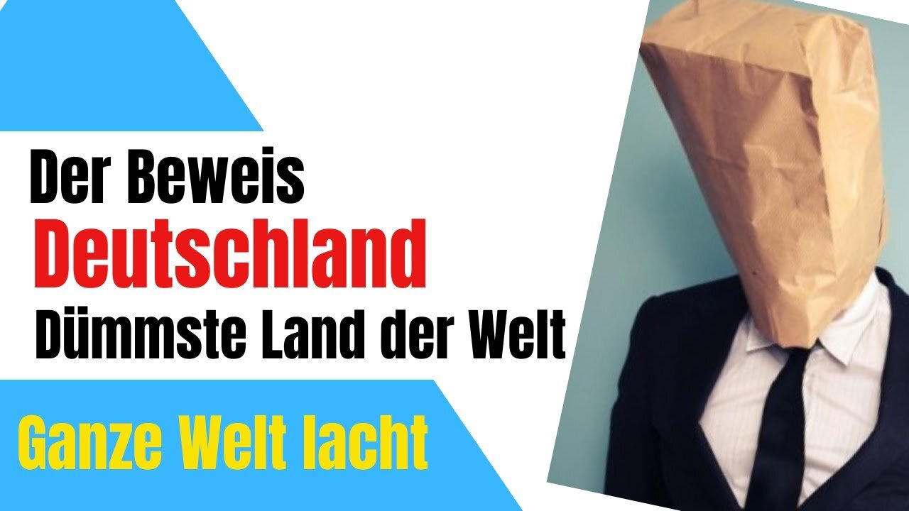 Deutschland das dümmste Land der Welt? Und wir liefern den Beweis noch selbst🙈🐑🐑🐑 COV ID1984