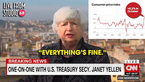 Inflation the WORST SINCE 1991, But Janet Yellen Says We're Fine!