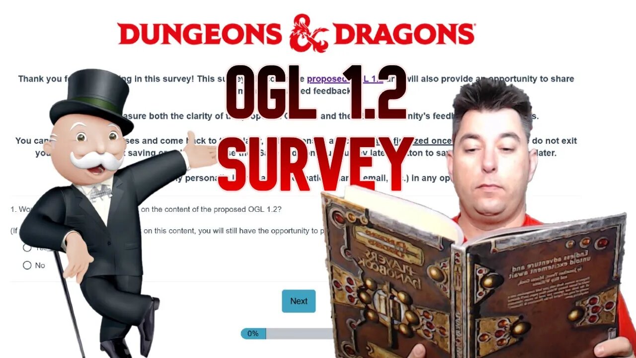 The OGL Survey LIVE | MEME Worthy #opendnd | Castlevania SOTN