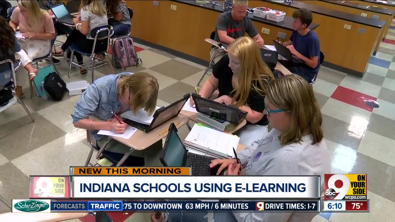 Indiana schools using e-learning to benefit students