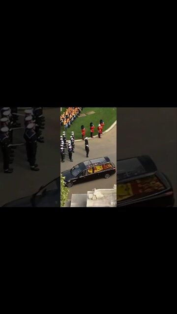 King Charles III Salutes Queen Elizabeth's Coffin, Bids Emotional Goodbye #queenelizabeth