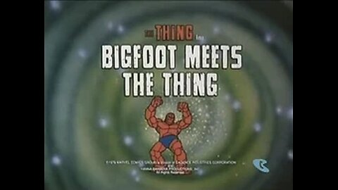 The Thing ( Bigfoot Meets The Thing ) Full Cartoon 1979