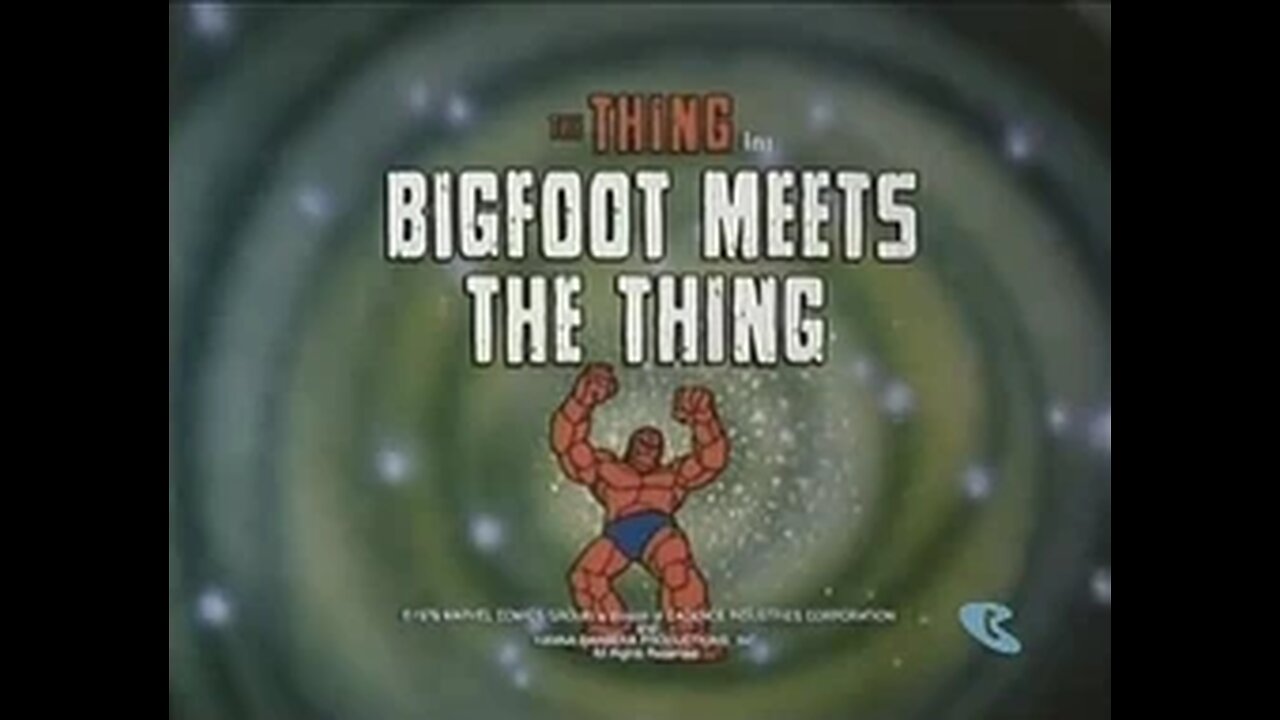 The Thing ( Bigfoot Meets The Thing ) Full Cartoon 1979