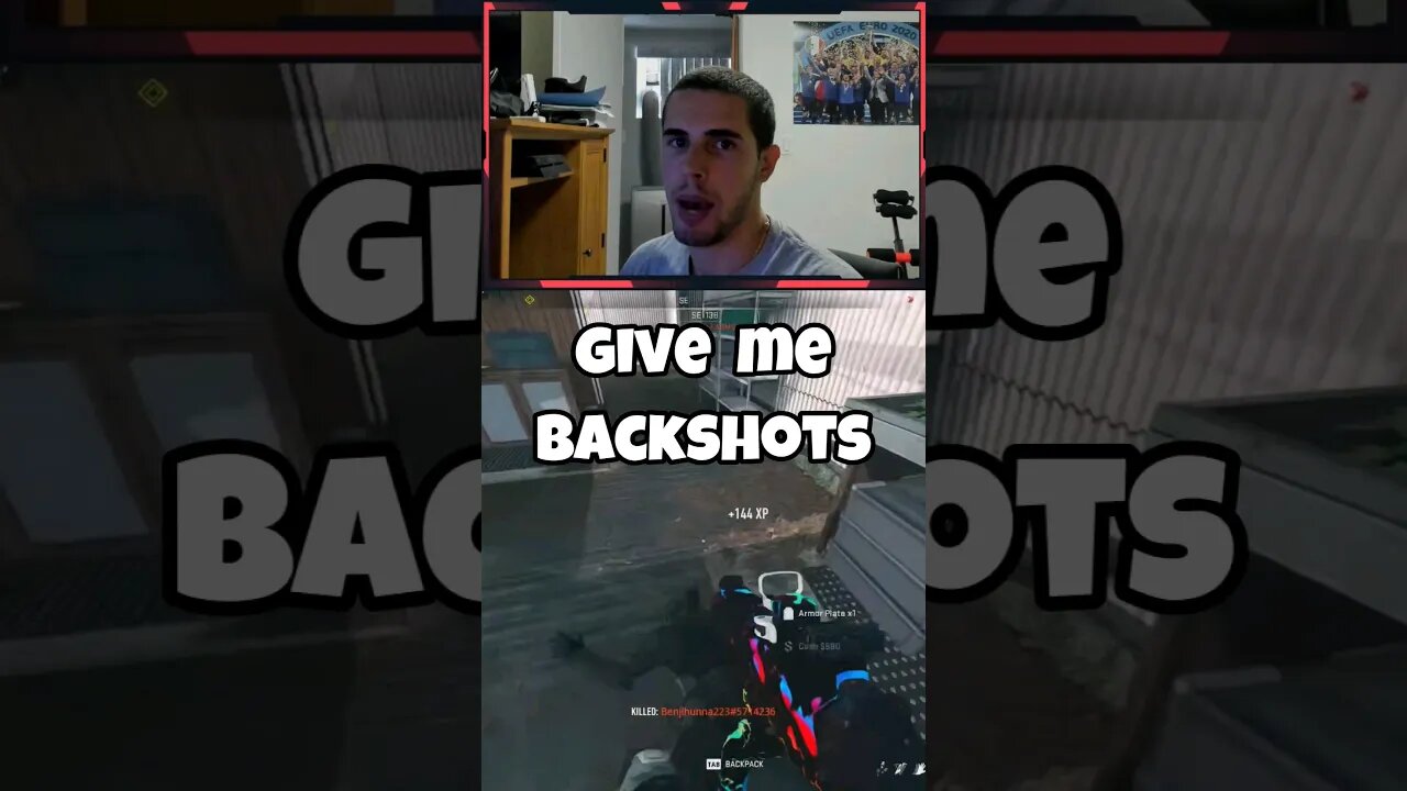 NO MORE BACKSHOTS 😭 #shorts