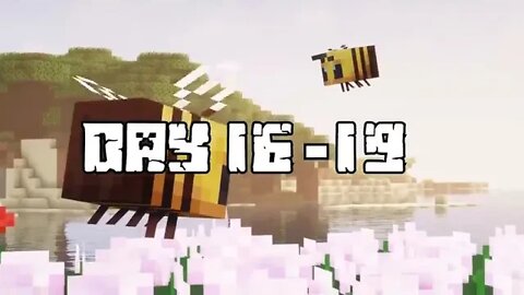 I Survived 100 DAYS as a BEE in HARDCORE Minecraft! @@@@@ 15