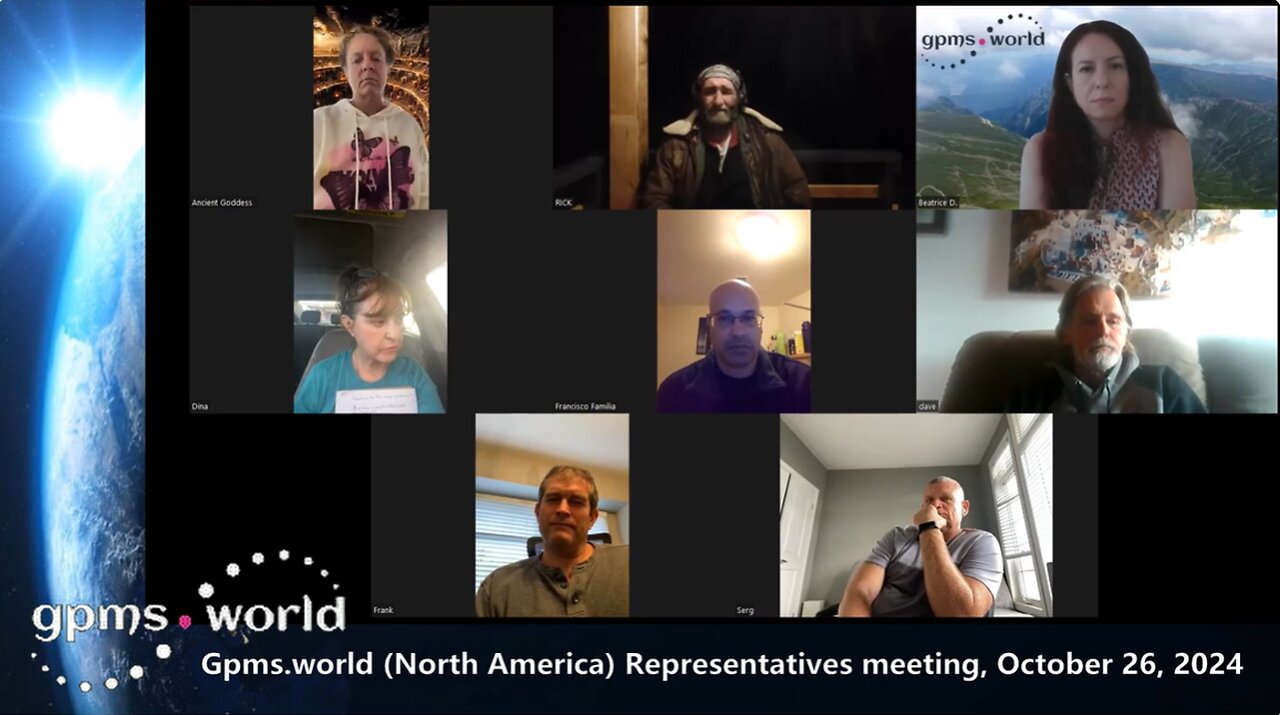 Gpms.world (North America) Representative meeting, October 26, 2024