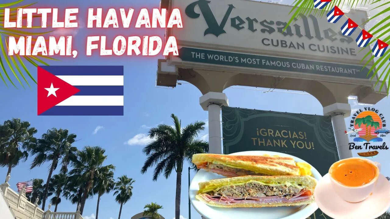 Versailles Miami Florida | Best Cuban Food In Little Havana | Calle Ocho | Cafe Cubano 🌴