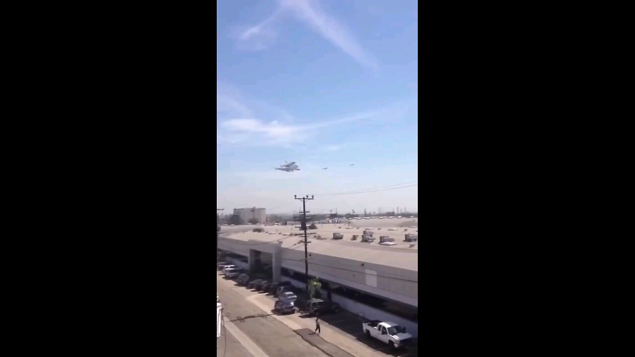 Space Shuttles arriving at its final destination at the California Science Center in 2012.