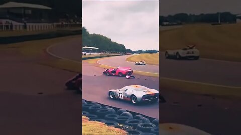 ACCIDENT ON RACING TRACK