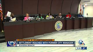 Settlement reached with former Riviera Beach City Manager