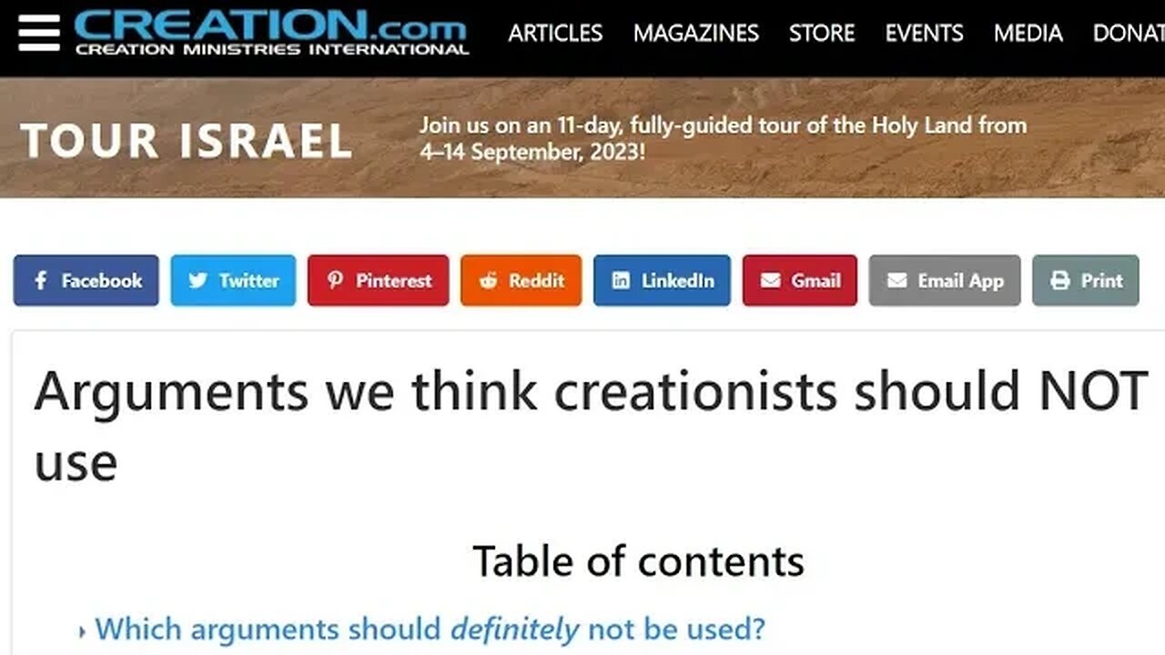 #KJV #Red_Pen #Arguments NOT to use. #Creation ❓❓@RedPenLogic #Disingenuity