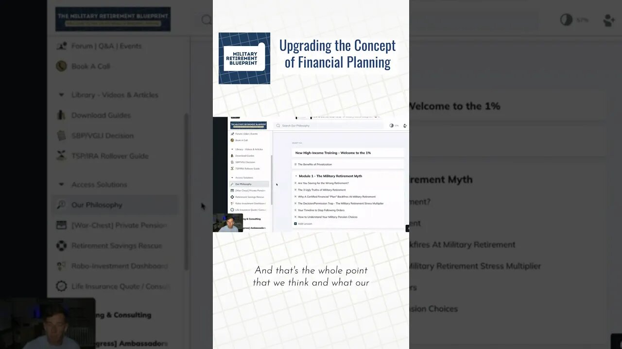 Your savings, investments, and military benefits are valuable assets. It's time to re...