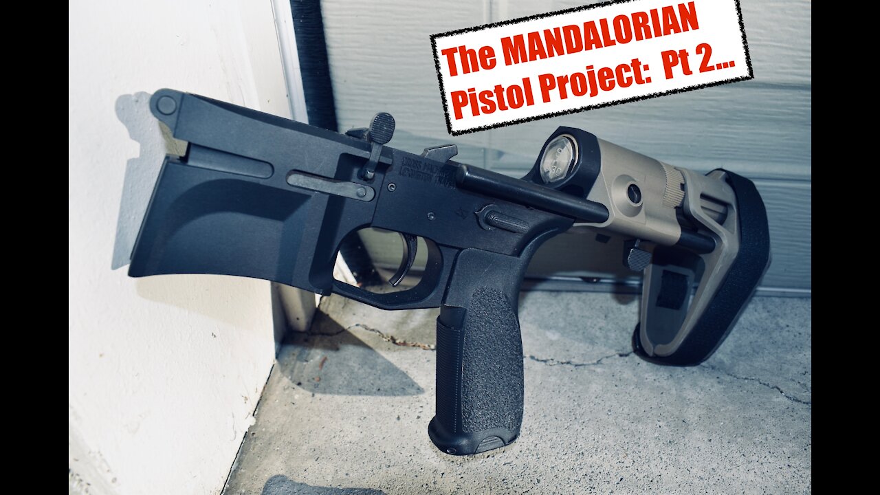 The MANDALORIAN Pistol Project: Part 2...The Lower, SB Tactical PDW, BCM, Maxim, Geissele, ALG.