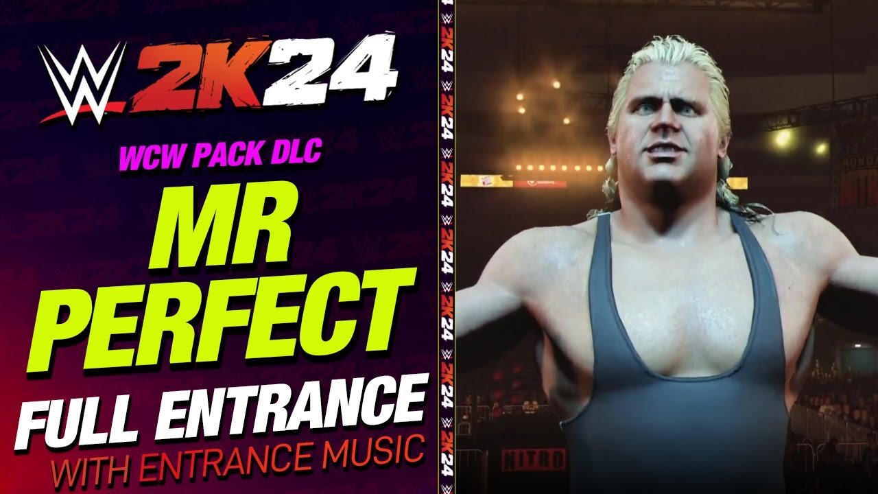 WWE 2k24 Mr Perfect Curt Hennig Entrance