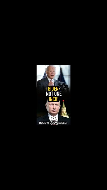 Biden: Not ONE Inch! #shorts