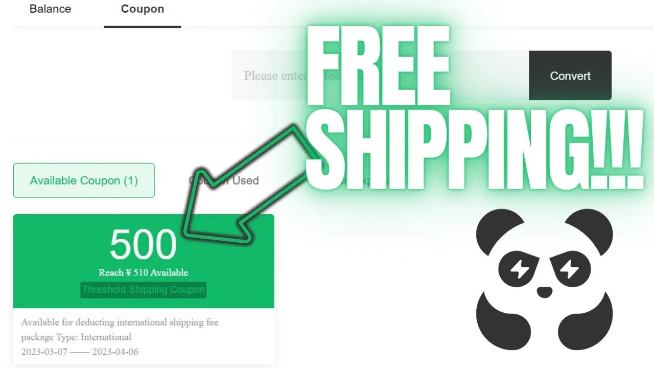 How to get Pandabuy Coupons (Free Shipping!?)