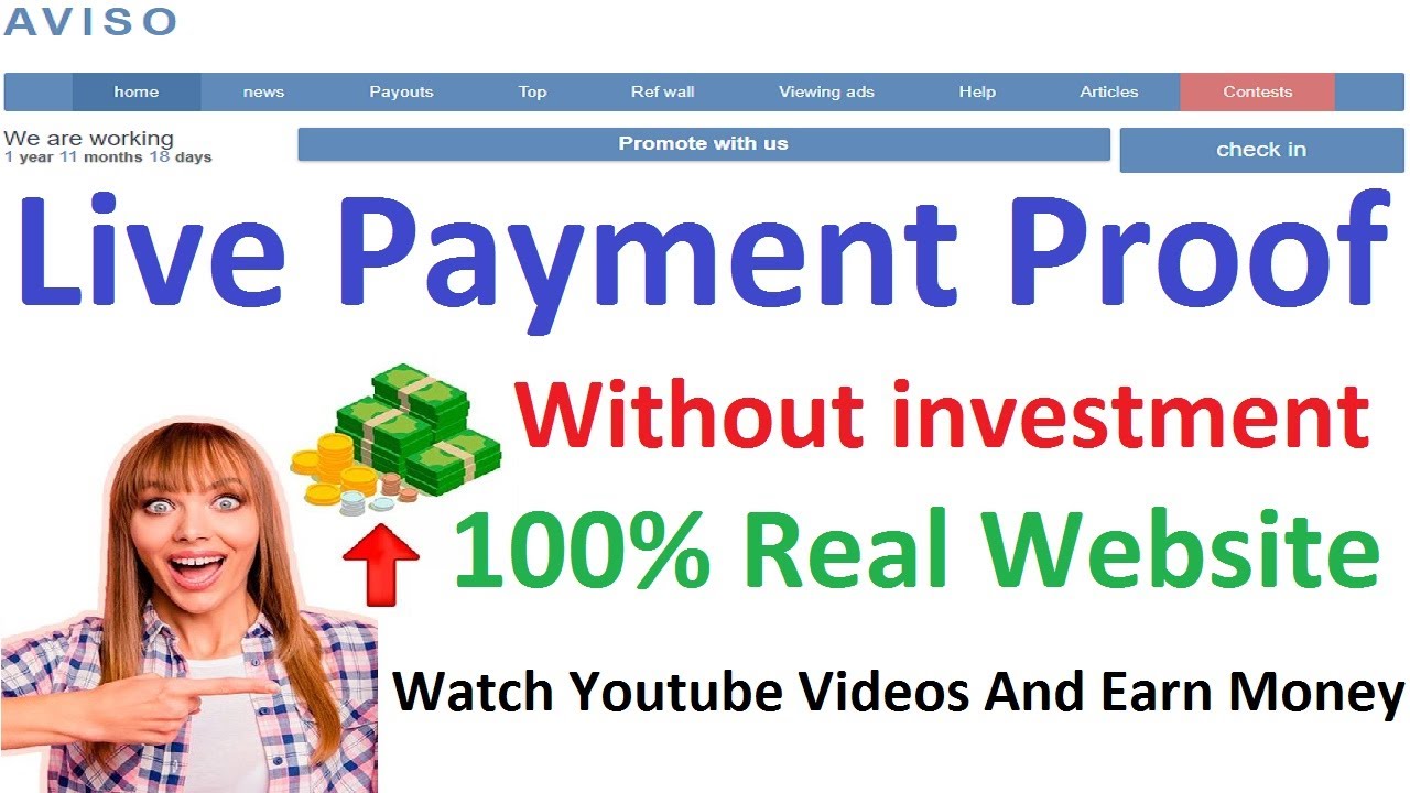 aviso.bz Payment Proof || Watch Youtube Videos And Earn Money