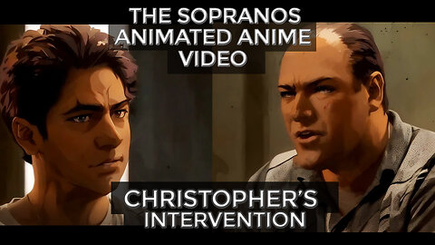 The Sopranos Christopher Intervention (Anime Animation) Kaiber AI #thesopranos #animeanimation