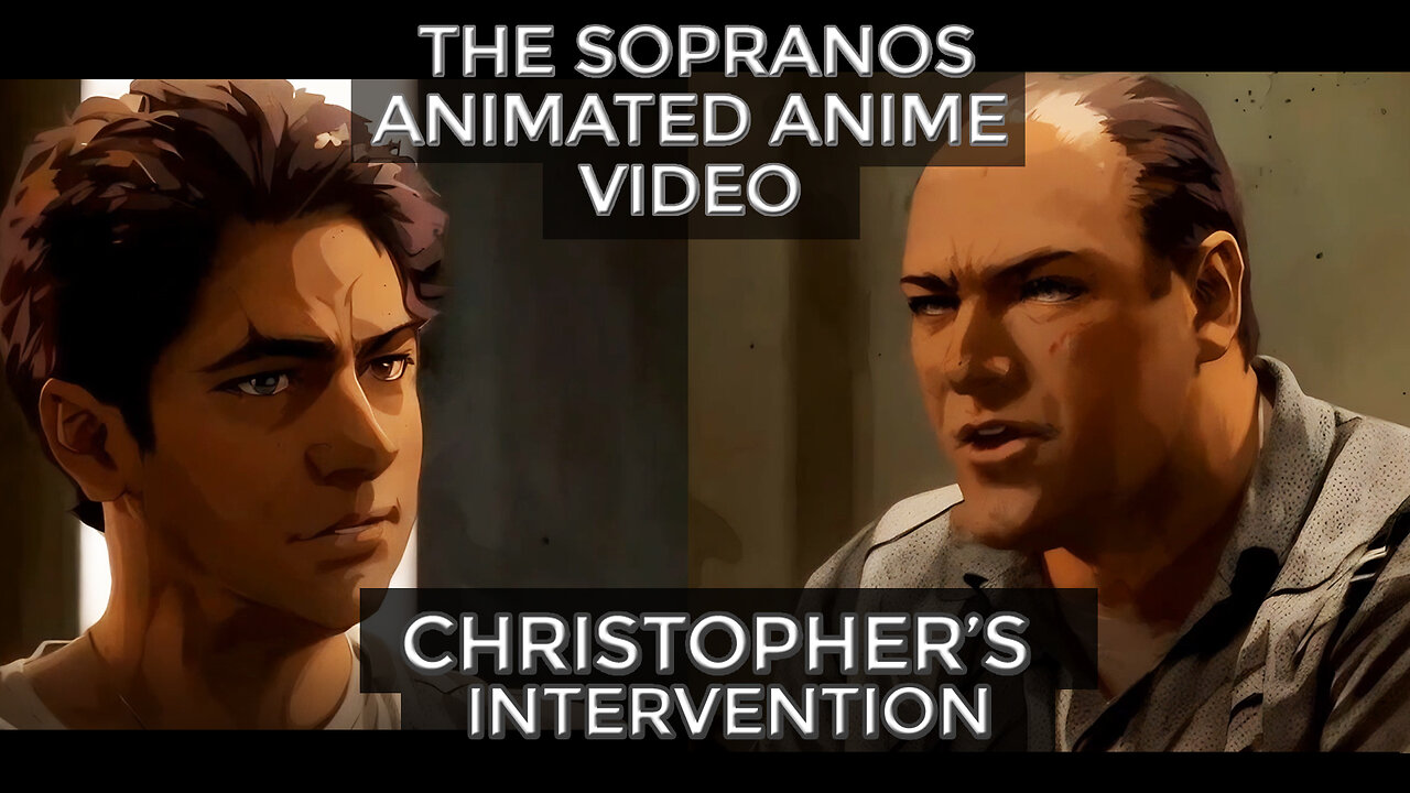 The Sopranos Christopher Intervention (Anime Animation) Kaiber AI #thesopranos #animeanimation