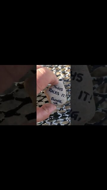 Found a little rock #twhs #rock #rocksit #ewing #virginia