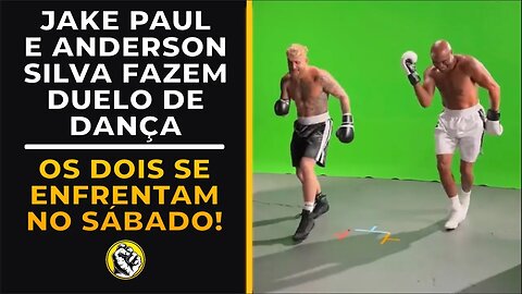 ANDERSON SILVA E JAKE PAUL FAZEM DUELO DE DANÇA!