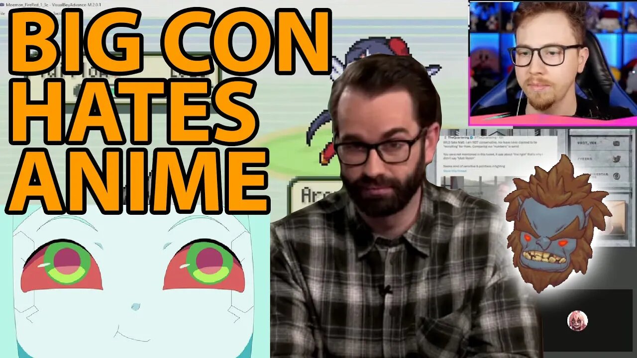 Big Con Hates Anime (Reacting to @RomanianTvee Reacting to @TheQuartering )
