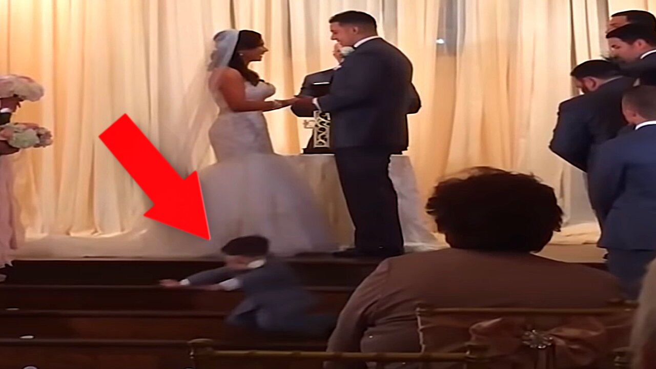 Young Kids Add Some Laughs To A Wedding-Ring Bearer Disasters