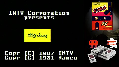 Dig Dug (Mattel Intellivision)