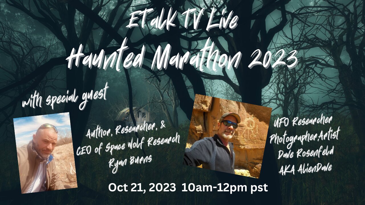 ETalk Haunted Marathon-ETalkTV Live guest Ryan Burns & Dave Rosenfeld
