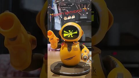 🎂Send Eilik Birthday Wishes To Your Friend🎊 #happybirthday #Shorts #BIRTHDAY #Eilik #Robot #AI #tech