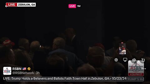 Trump rally 23/10/2024