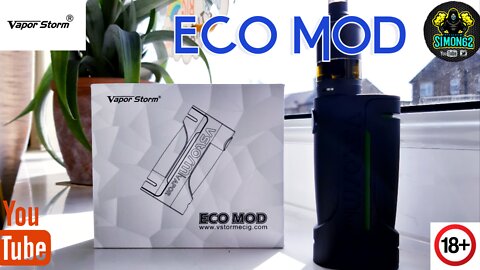 VAPOR STORM ECO MOD REVIEW #vaporstormecomod#18650mod#vape 🔞