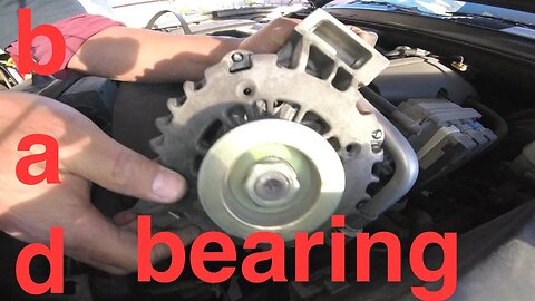 Grinding NOISE hard Vibration ALTERNATOR Replacement Chevy TrailBlazer √ Fix it Angel