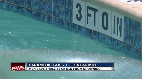 Pinellas Paramedic stayed by 3-year-old's side in hospital after near drowning, photo goes viral