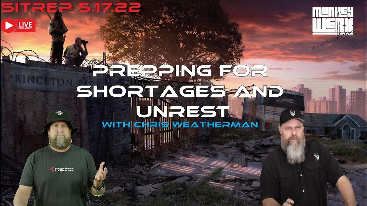 New Monkey Werx 5/17/22: Prepping for Shortages and Unrest with Chris Weatherman