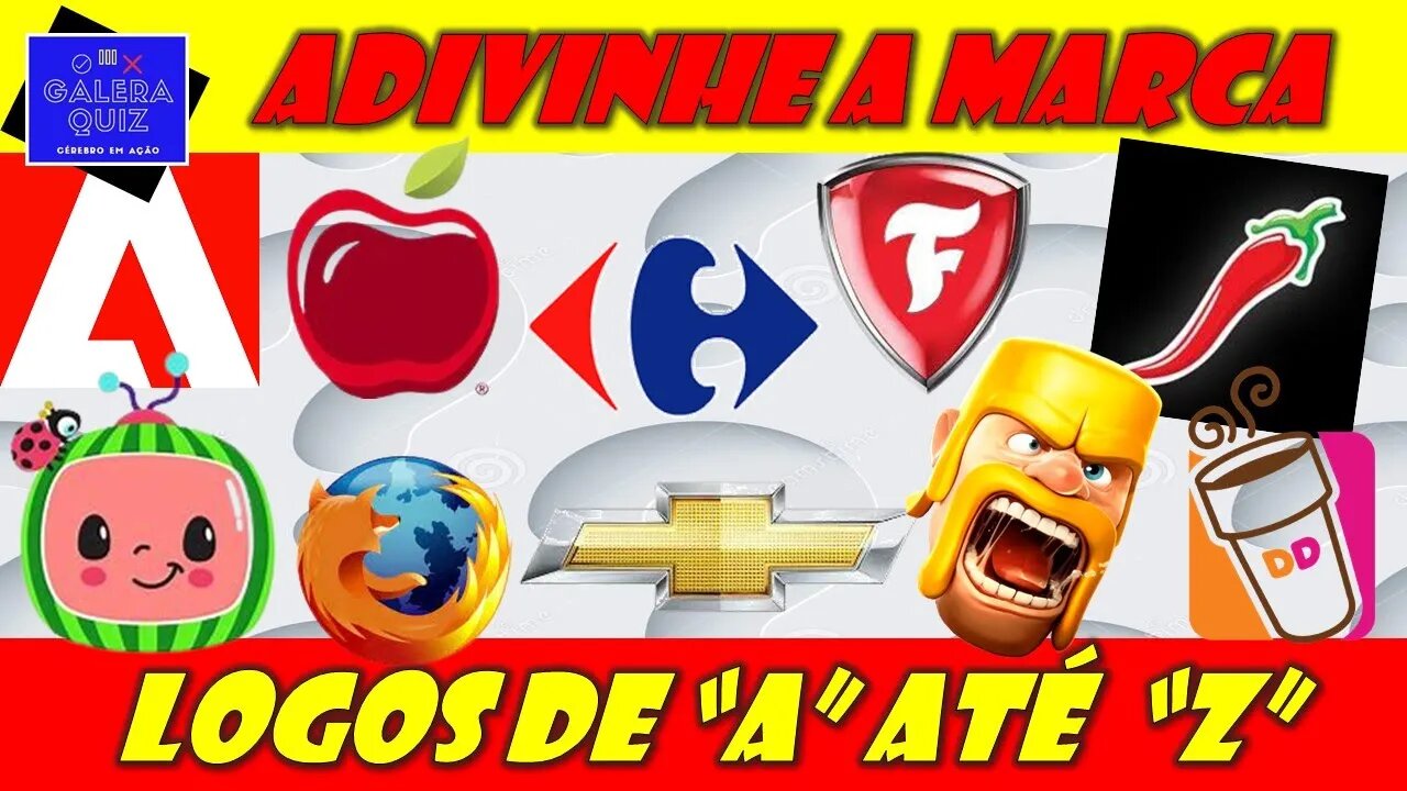 ADIVINHE A MARCA | DE A ATÉ Z | QUIZ