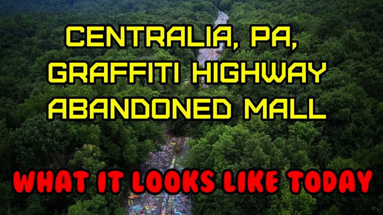 Centralia PA Graffiti Highway. Abandoned Mall (2018)..Silent Hill, Schuylkill Mall