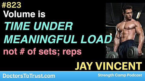 JAY VINCENT 5 | Volume is TIME UNDER MEANINGFUL LOAD not # of sets; reps