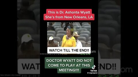 Dr. Ashonta Wyatt at New Orleans council meeting