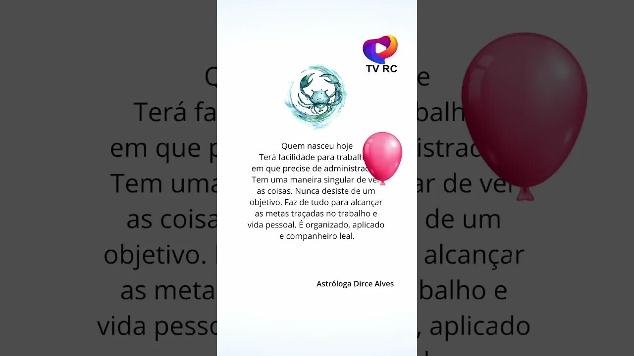 HORÓSCOPO DE CÂNCER- #ANIVERSÁRIANTE DO DIA DE #HOJE 27/06/23! #shorts