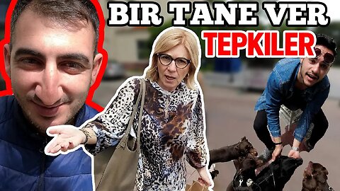 9 köpek karşısında insanların verdiği komik tepkiler