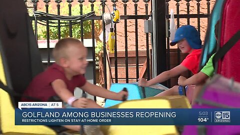 Golfland Sunsplash opens some of its attractions in time for the weekend