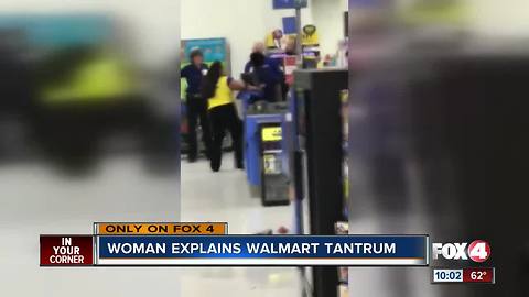 Woman Explains Walmart Tantrum