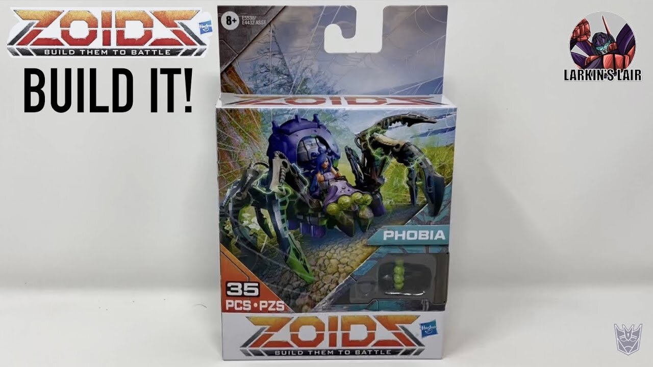Build It! Hasbro ZOIDS Mega Battlers Phobia - Spider-Type, Larkin’s Lair