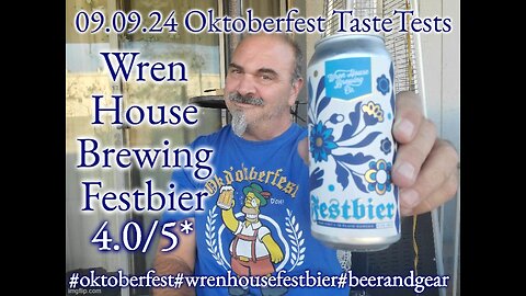 Oktoberfest Taste Tests: Wren House Brewing Co. Festbier 4.0/5*