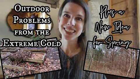 Outdoor Problems from the Extreme Cold + a New Idea for Spring