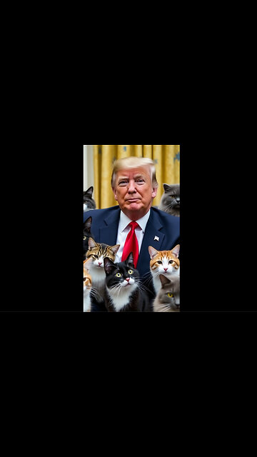 TRUMP LOVES CATS! SAVE THE CATS