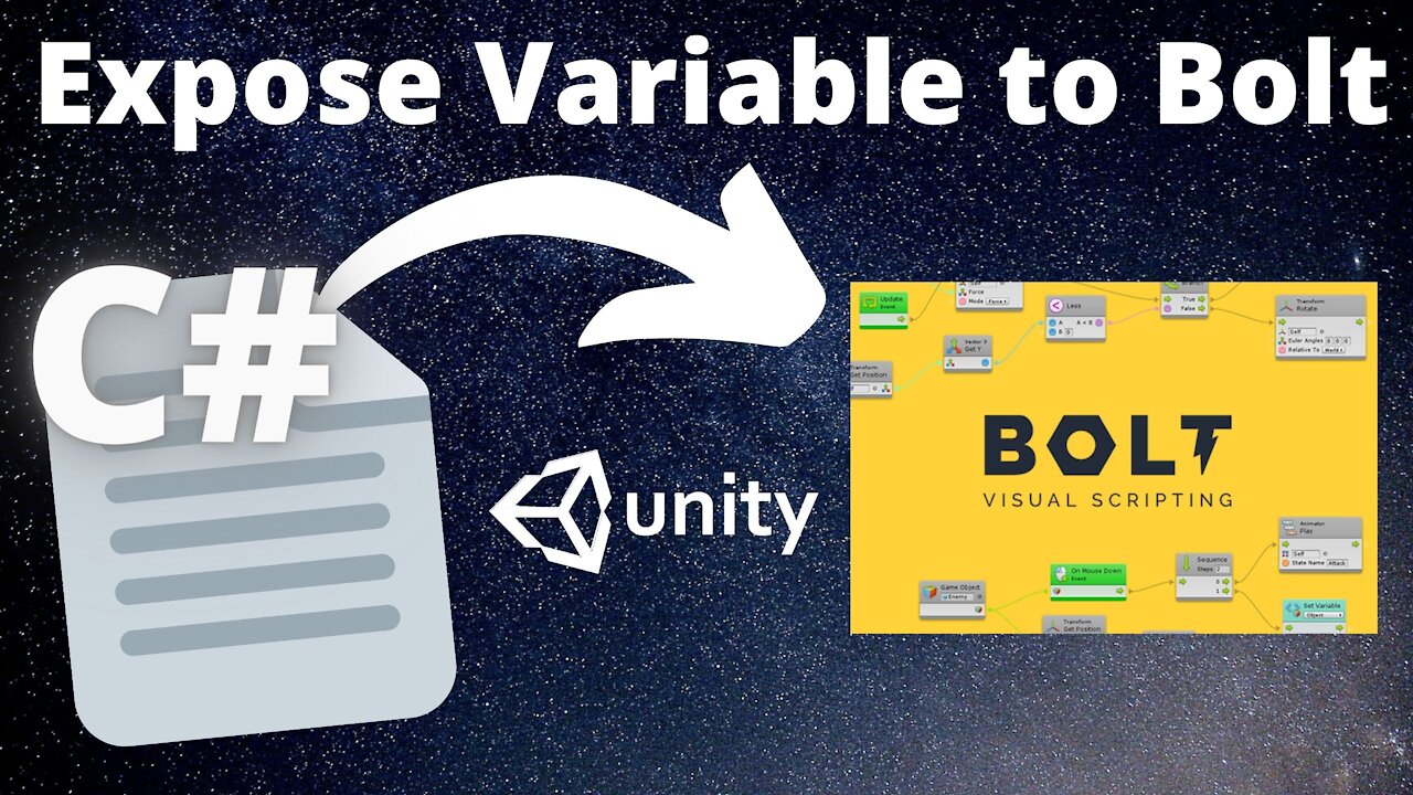 Unity Tip Expose C# variable to Bolt