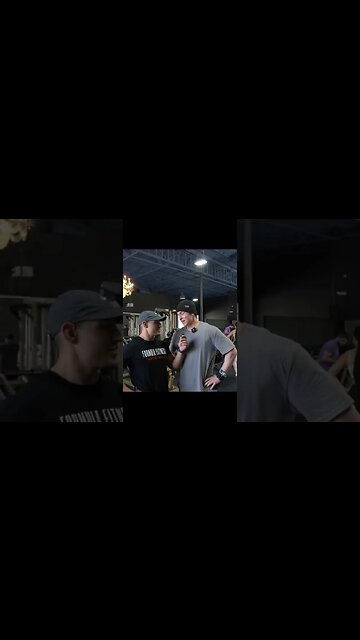 He ask me why I workout and this happened… #shorts #micdup #gymshorts #fitshorts